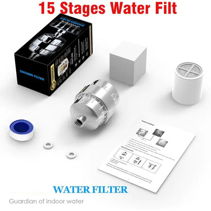 15-Stage Pure Shower Filtration System